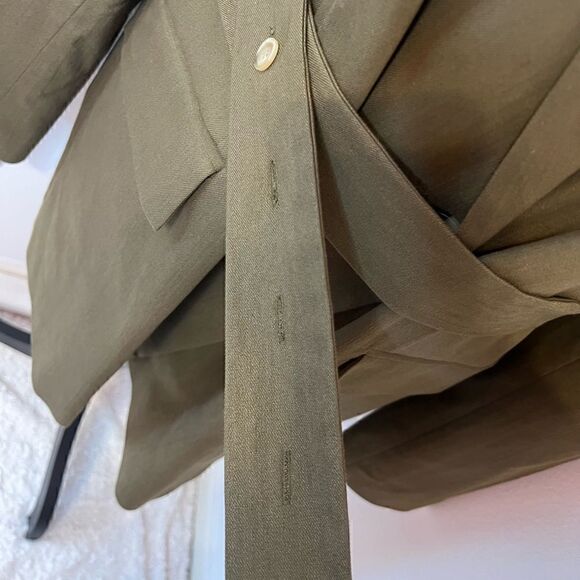 Top Shop Green Blazer NWT Size 12 - Picture 4 of 7